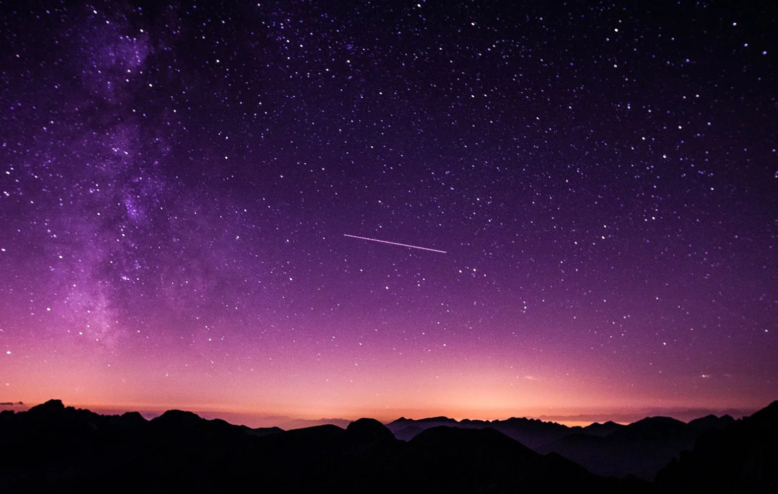 photo of night sky